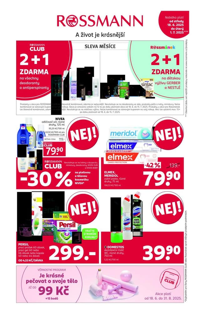Rossmann drogerie leták 4. - 17.5.